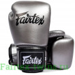 Боксерские перчатки Fairtex BGV1C-PLUS gun metallic 14 oz