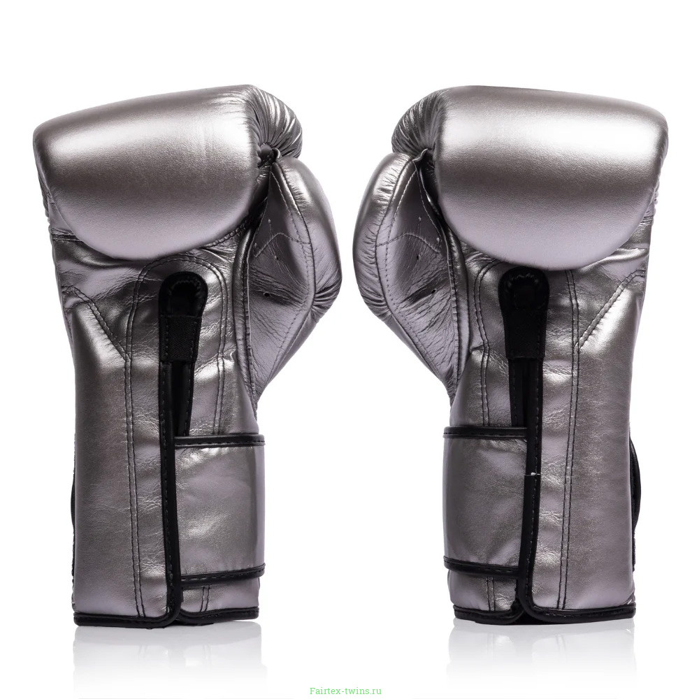 Боксерские перчатки Fairtex BGV9C-PLUS gun metallic 14 oz
