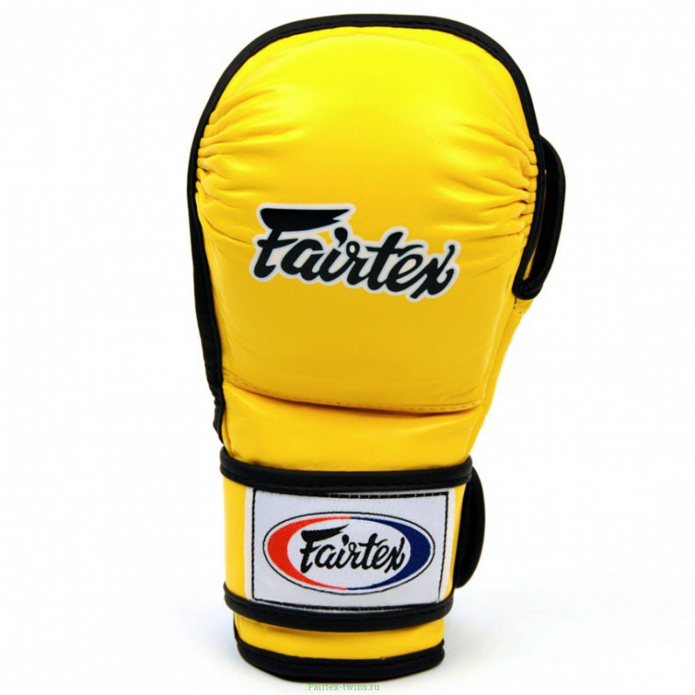 Перчатки для ММА Fairtex FGV15 yellow XL