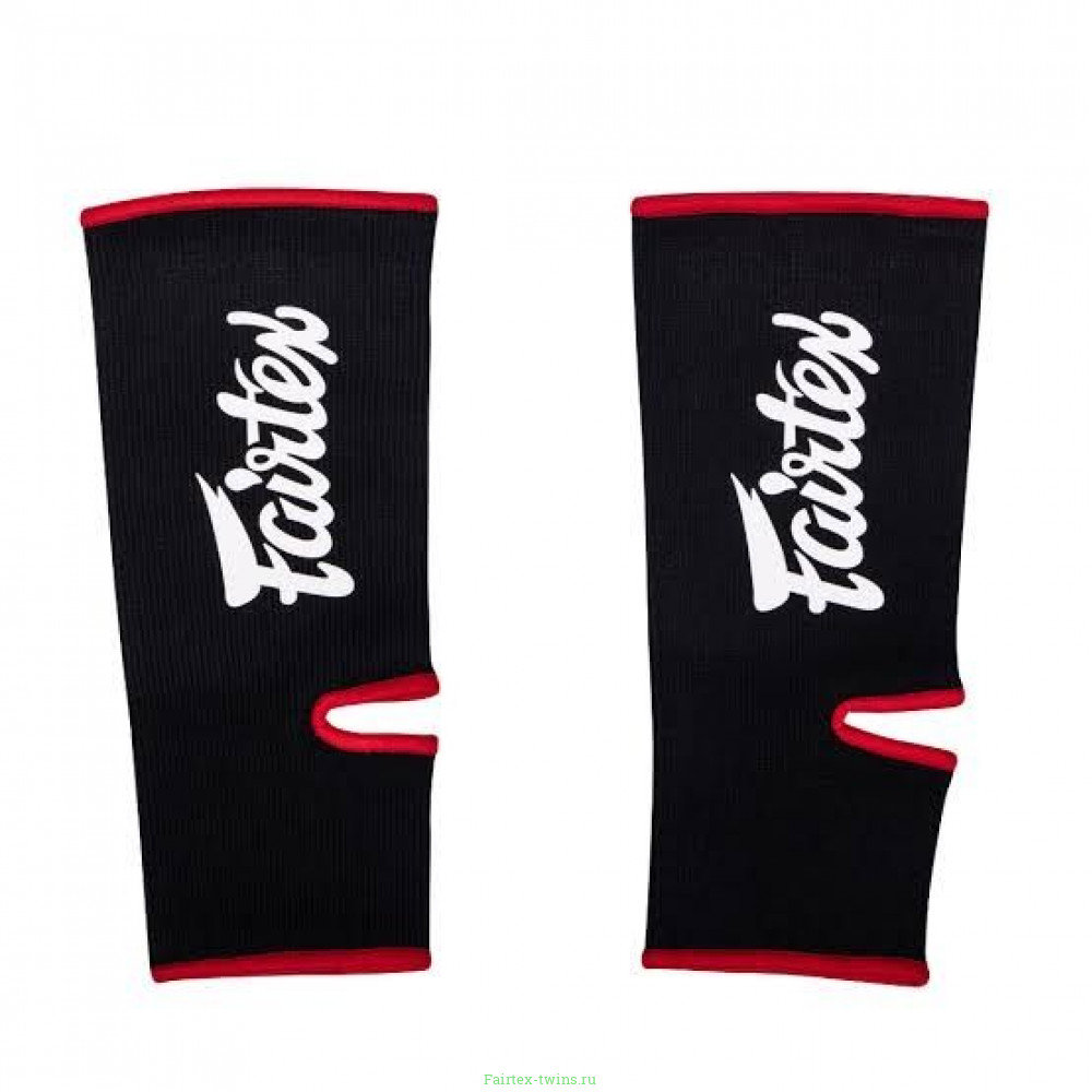 Голеностопы Fairtex AS3 black red