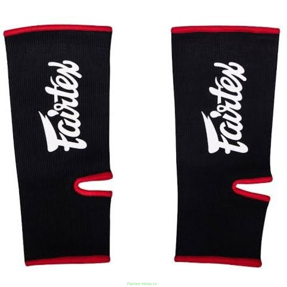 Голеностопы Fairtex AS3 black red