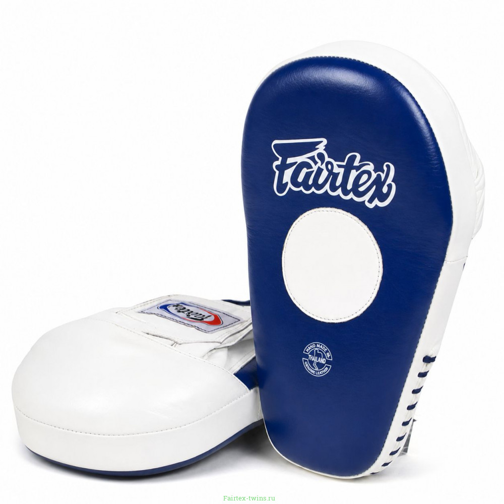 Лапы боксерские Fairtex FMV8 white blue