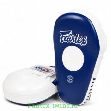 Лапы боксерские Fairtex FMV8 white blue