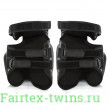 Тренерские накладки для Лоу Кика Fairtex TP5 black black