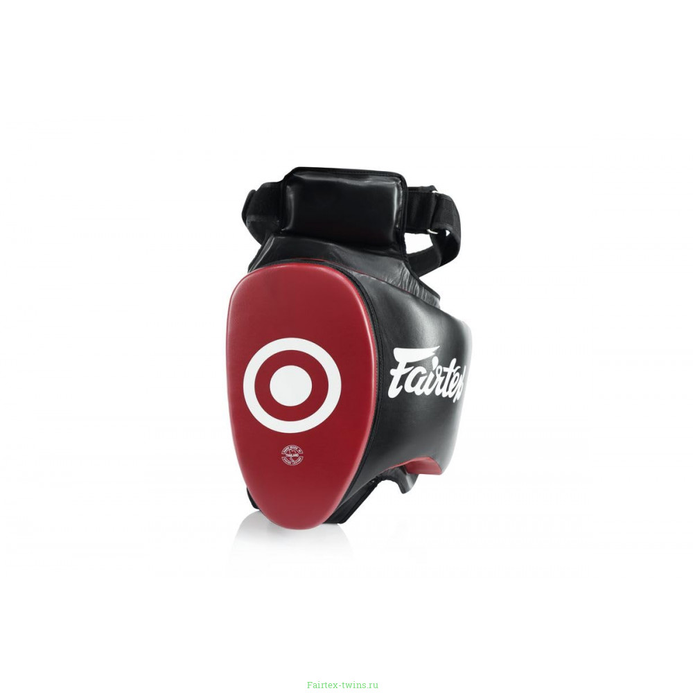 Тренерские накладки для Лоу Кика Fairtex TP5 black red