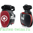 Тренерские накладки для Лоу Кика Fairtex TP5 black red