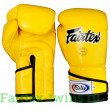 Боксерские перчатки Fairtex BGV6 yellow 12 oz