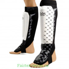 Защита голени Fairtex SP6 white 2XL