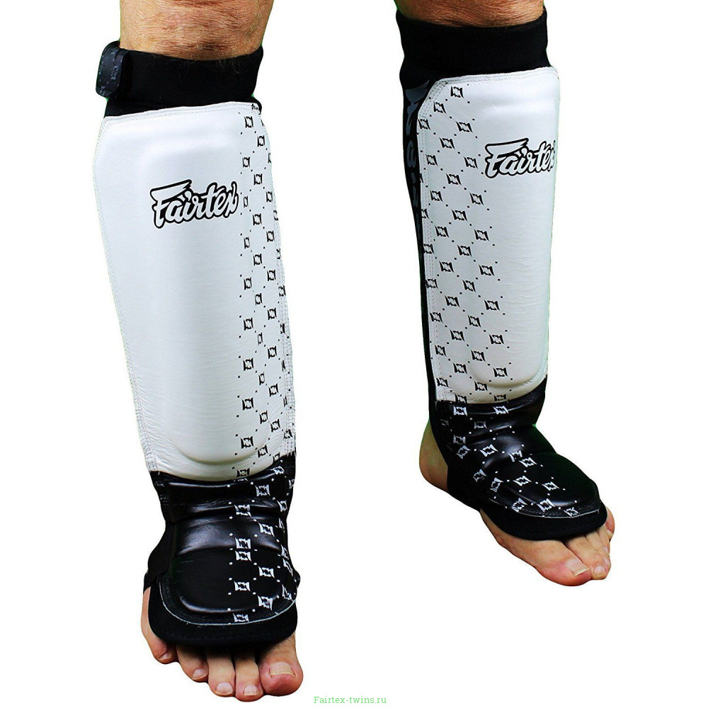 Защита голени Fairtex SP6 white L