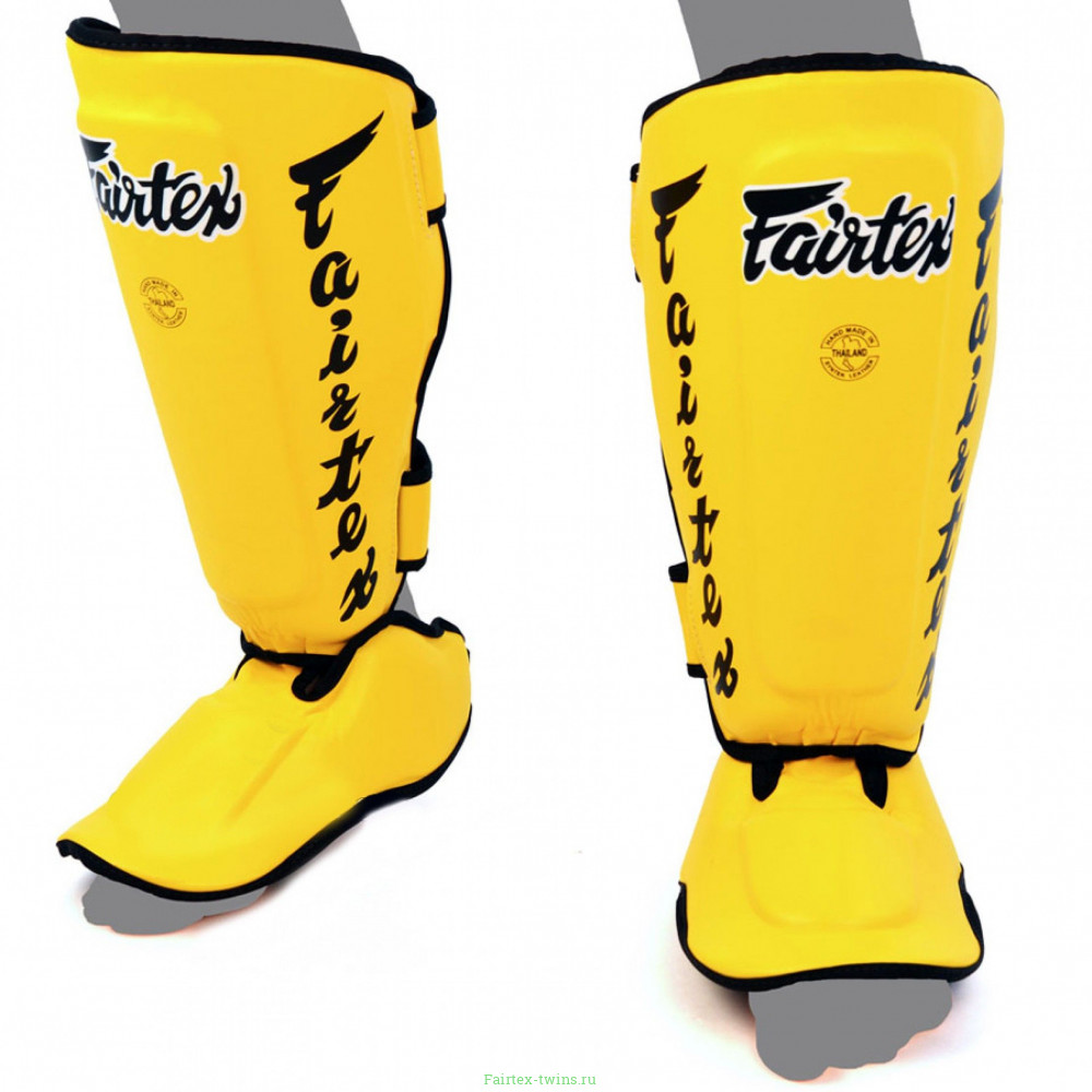 Защита голени Fairtex SP7 yellow XL