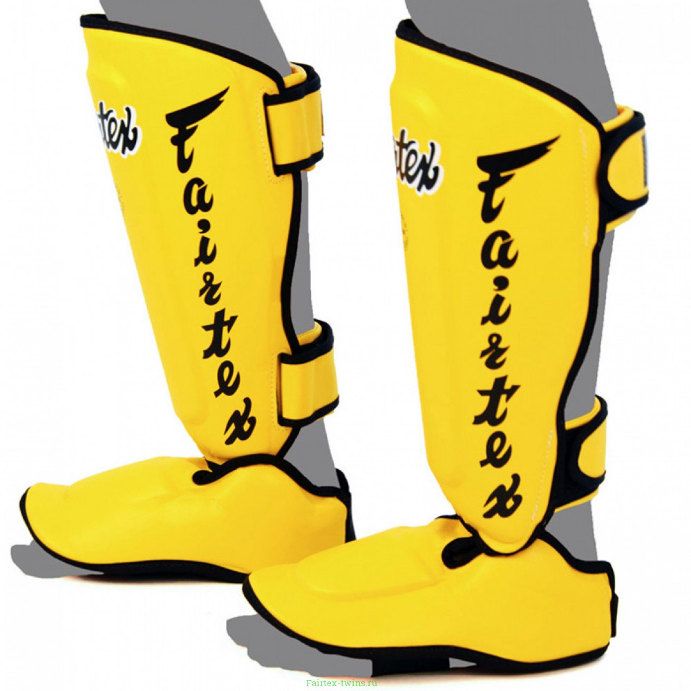 Защита голени Fairtex SP7 yellow XL