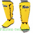 Защита голени Fairtex SP7 yellow XL