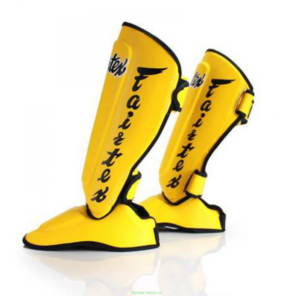 Защита голени Fairtex SP7 yellow XL