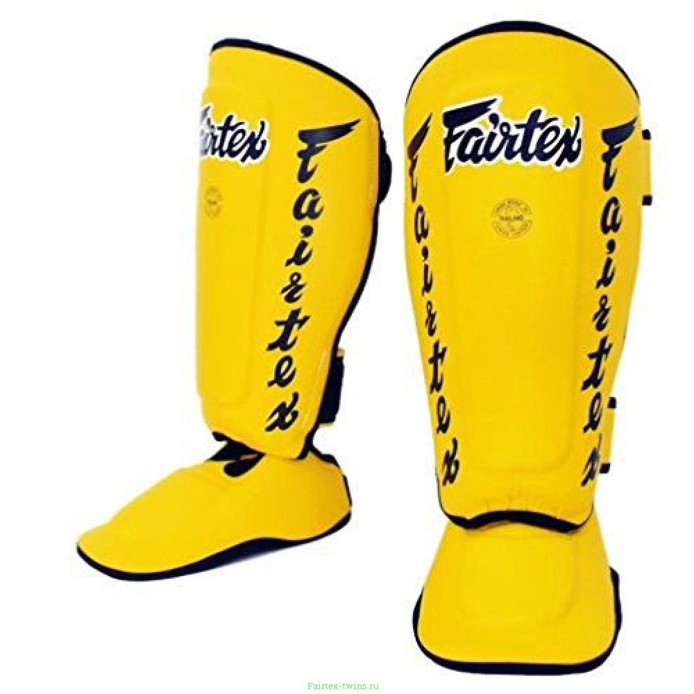 Защита голени Fairtex SP7 yellow XL