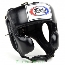 Боксёрский шлем Fairtex HG8 black L