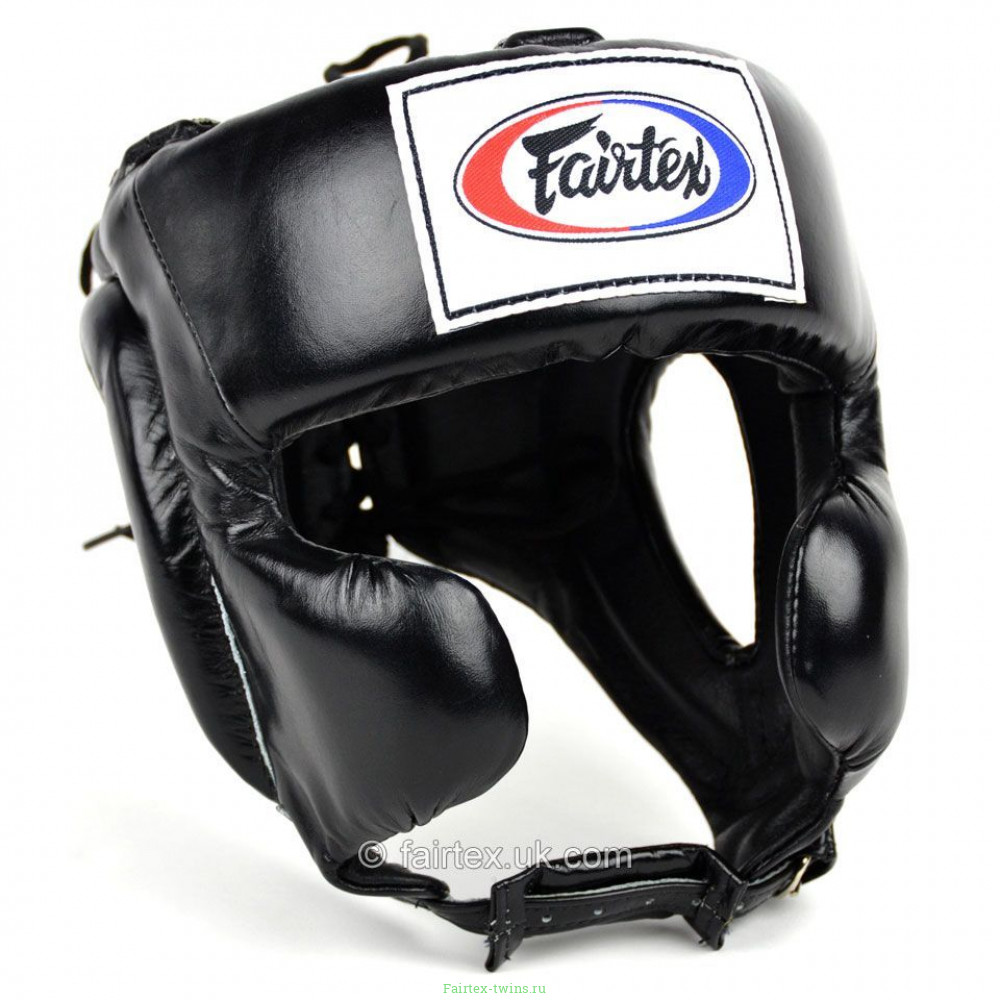 Боксёрский шлем Fairtex HG8 black XL