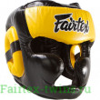 Шлем Fairtex HG13 black yellow (Full Head) L