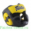 Шлем Fairtex HG13 black yellow (Full Head) L