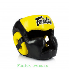 Шлем Fairtex HG13 black yellow (Full Head) L