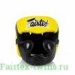 Шлем Fairtex HG13 black yellow (Full Head) M