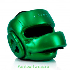 Шлем с бампером Fairtex HG17 green L