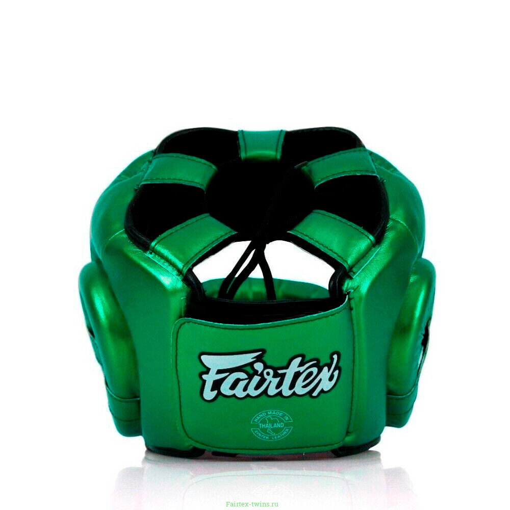 Шлем с бампером Fairtex HG17 green M