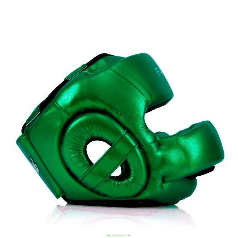 Шлем с бампером Fairtex HG17 green M