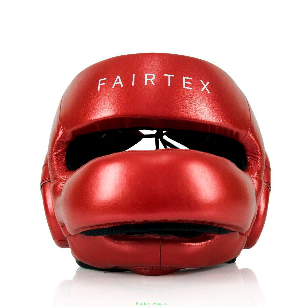 Шлем с бампером Fairtex HG17 red L