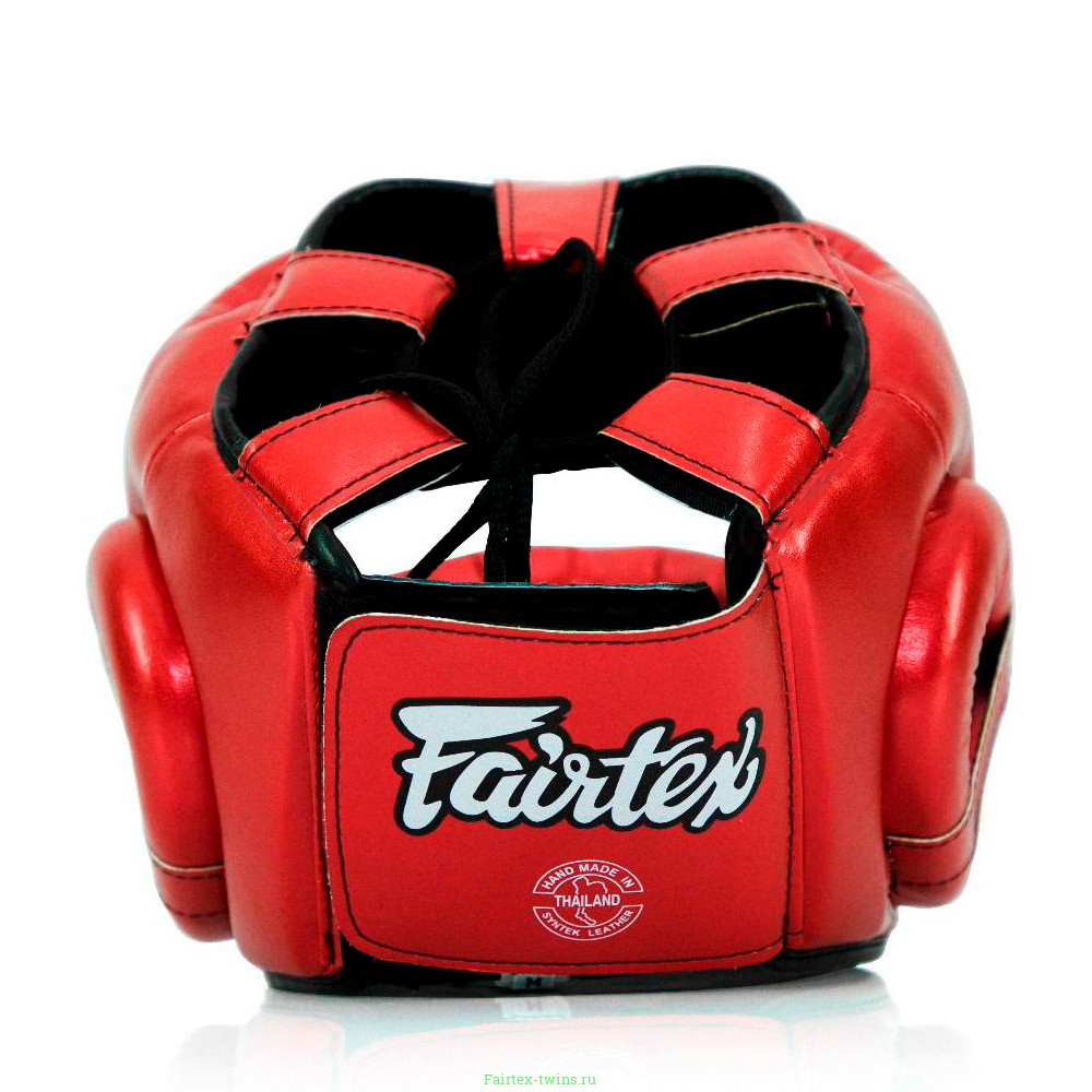 Шлем с бампером Fairtex HG17 red M