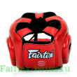 Шлем с бампером Fairtex HG17 red XL