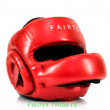 Шлем с бампером Fairtex HG17 red XL