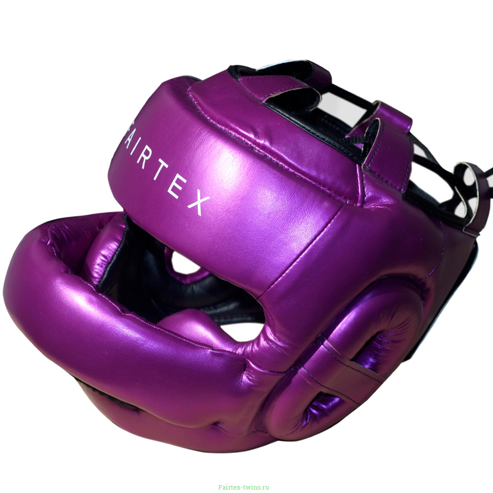 Шлем с бампером Fairtex HG17 violet M