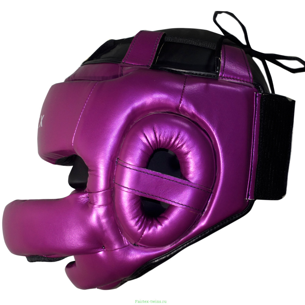 Шлем с бампером Fairtex HG17 violet M