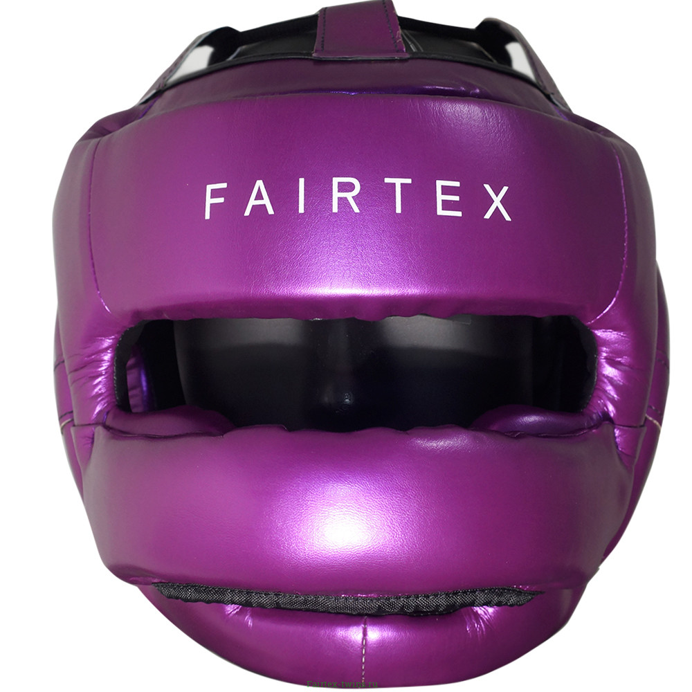 Шлем с бампером Fairtex HG17 violet XL