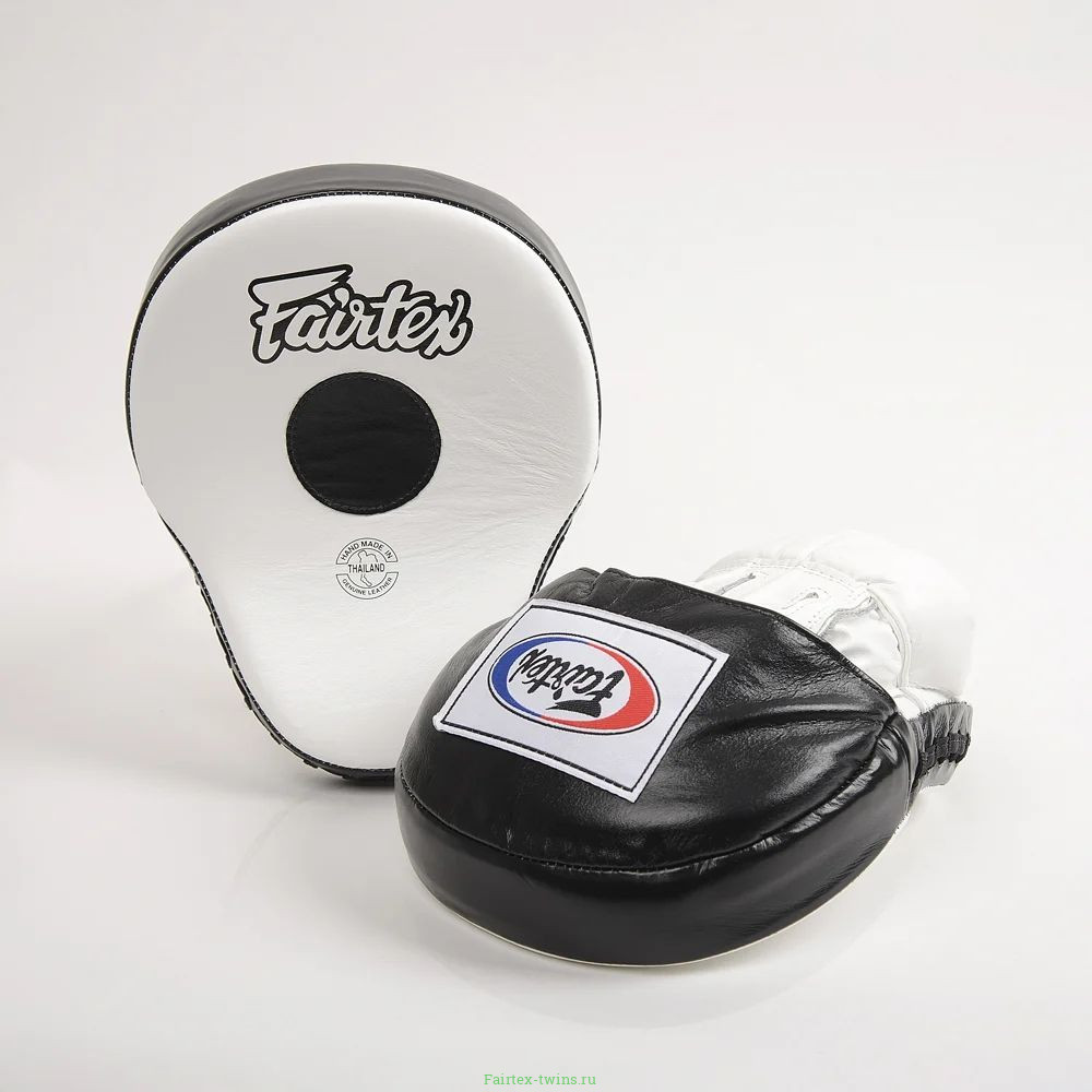 Лапы для бокса Fairtex FMV9 white black