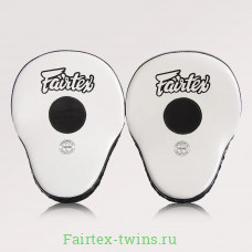 Лапы для бокса Fairtex FMV9 white black Лапы для бокса Fairtex FMV9 white black