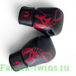 Боксерские перчатки Ecipa BGV8 black 12 oz (Натуральная Кожа)